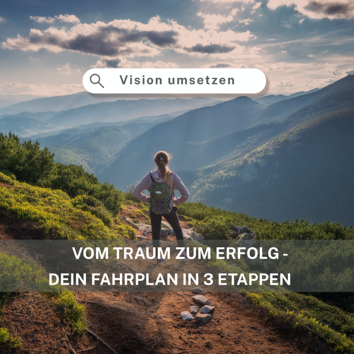 Vision umsetzen in 3 Etappen